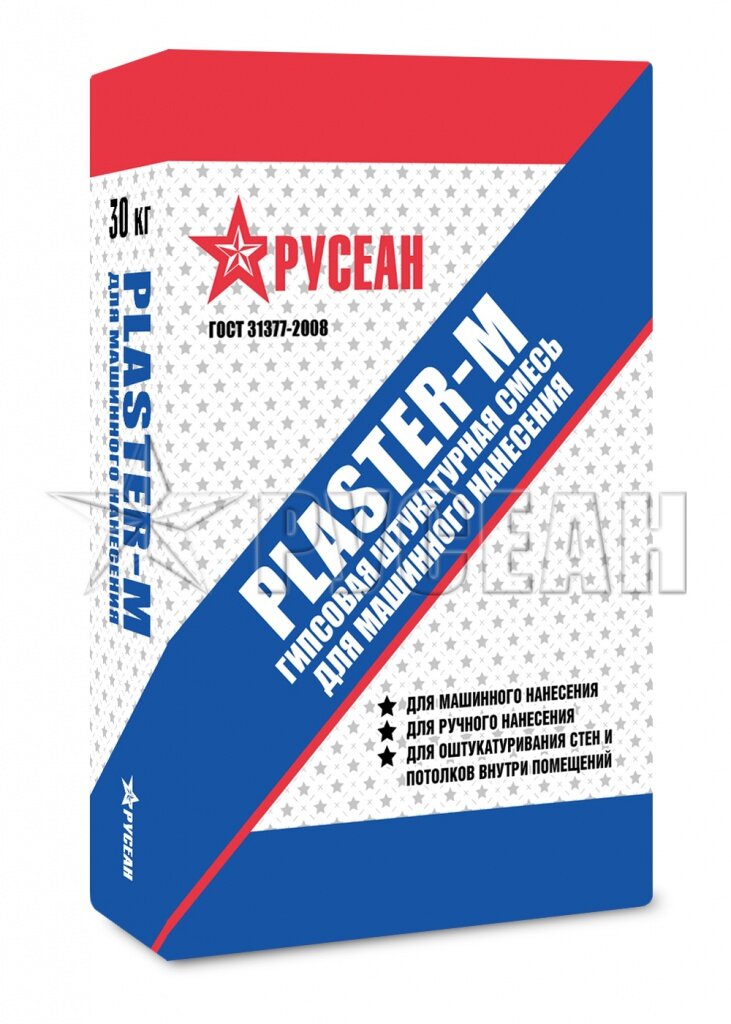 PLASTER-М Штукатурная смесь, 30кг