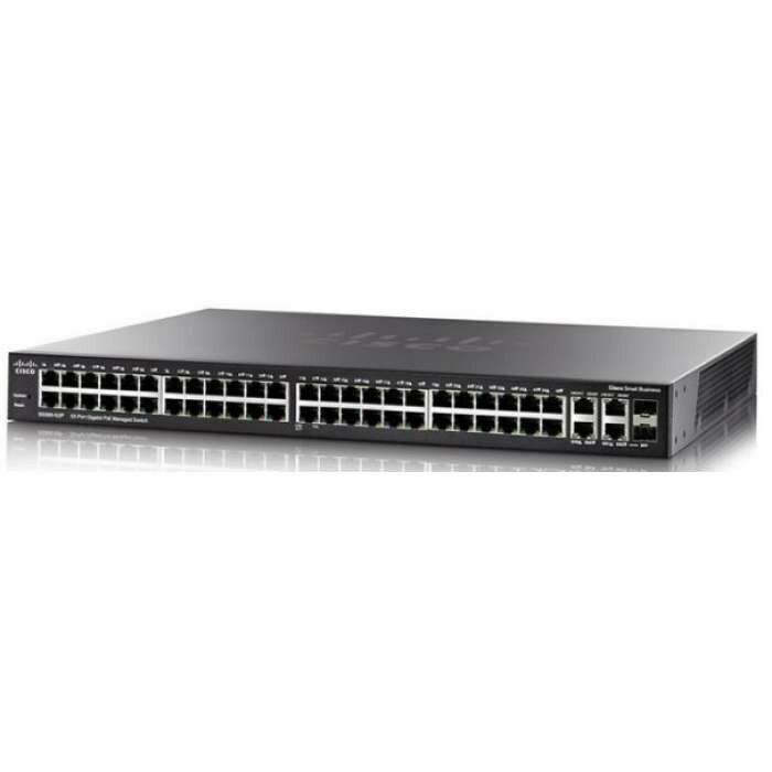 Коммутатор Cisco SG350-52P 52-port Gigabit PoE Managed Switch