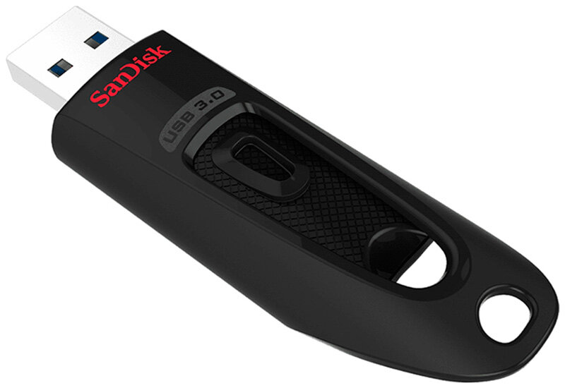 Флеш-накопитель Sandisk Ultra [3.0 128 Gb пластик черный]