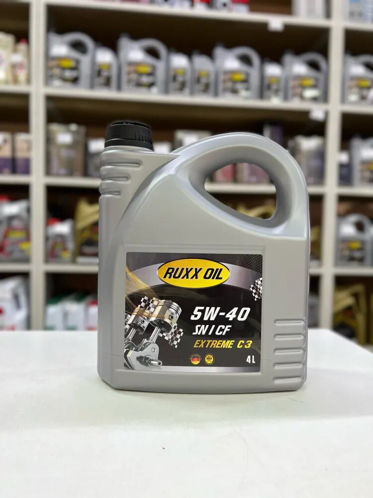 RUXX OIL EXTREME C3 5W-40 Fully synthetic SN/CF 4л.