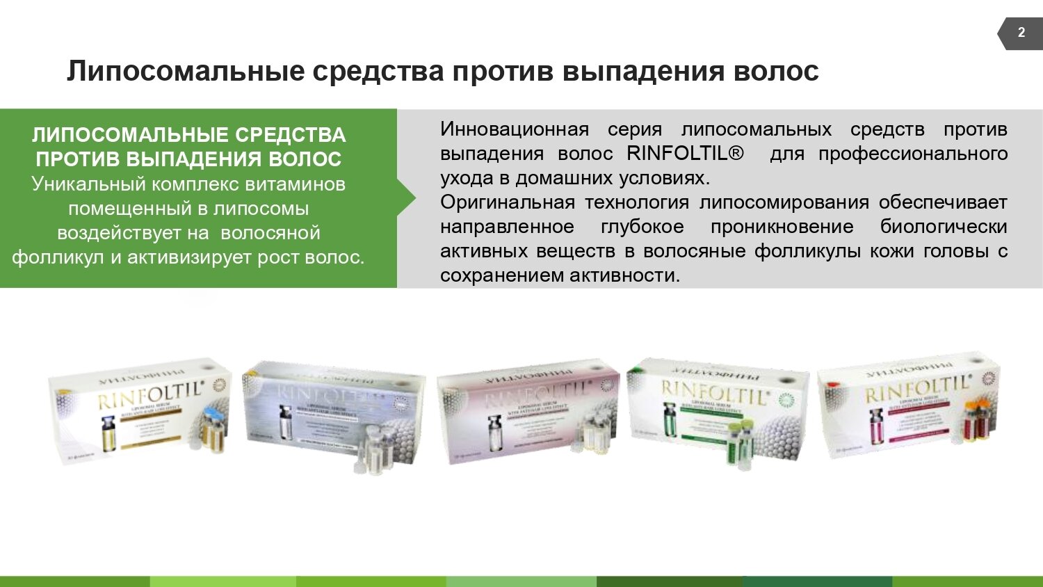 Ринфолтил липосомальная сыворотка против выпадения волос/препятствует развитию ранней седины 160мг 30шт АО Вектор-Медика - фото №2