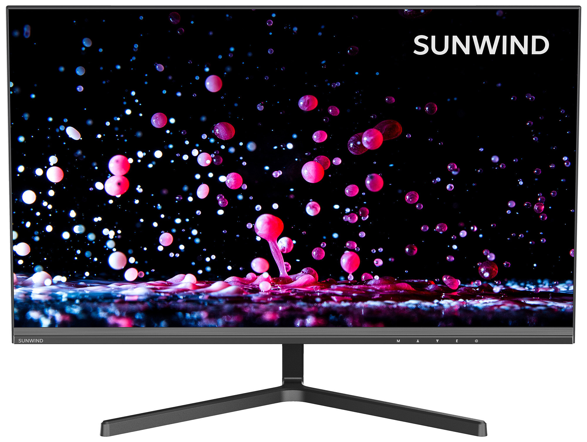 Монитор SunWind 23.8" SUN-M24BF101 черный IPS LED 5ms 16:9 HDMI матовая 250cd 178гр/178гр 1920x1080