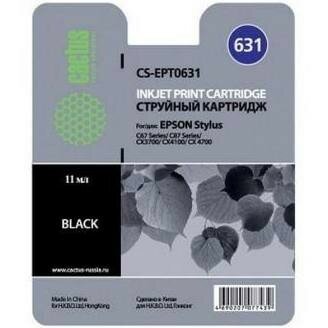 Картридж струйный Cactus CS-EPT0631 черный для Epson Stylus C67/C87/CX3700/CX4100/CX4700 (10мл) CS-EPT0631