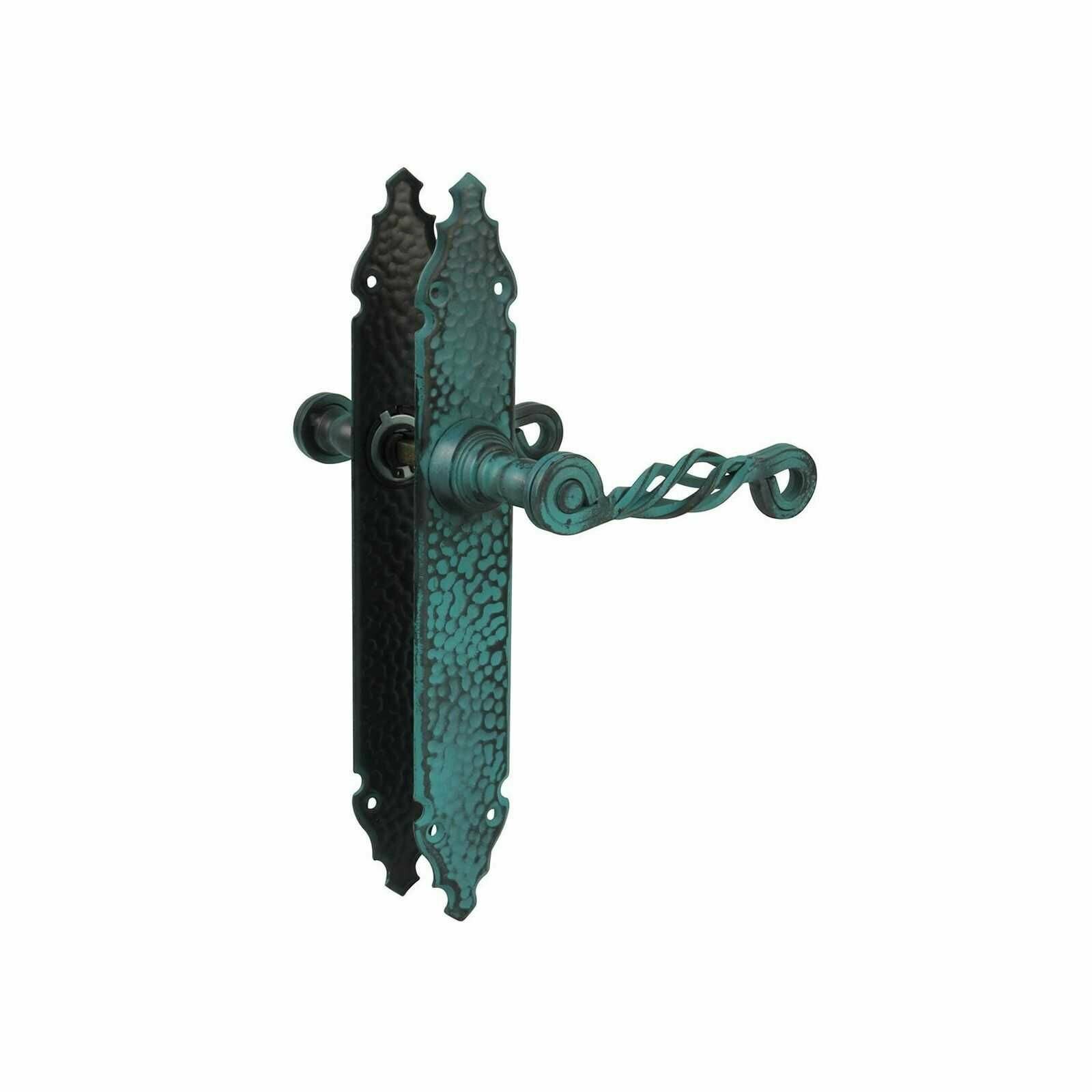 фото Ручка дверная Amig 102 антик зелёная (1/20)