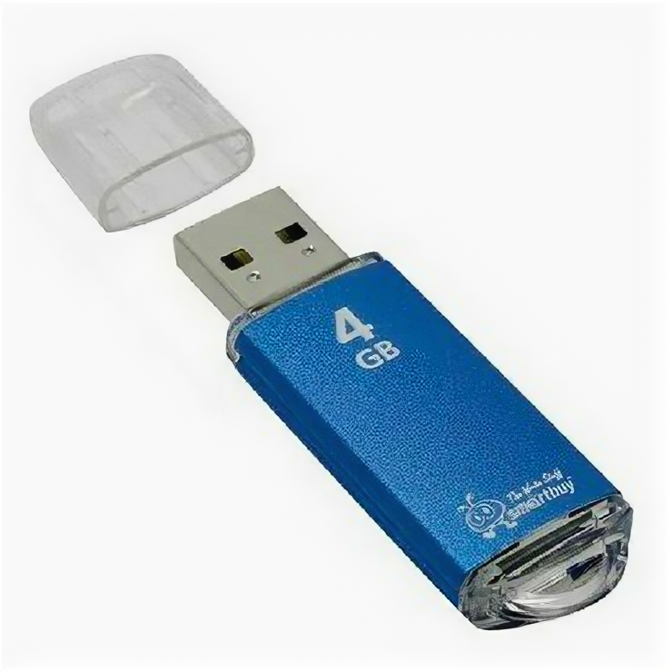 USB flash накопитель SmartBuy V-Cut 4GB Blue