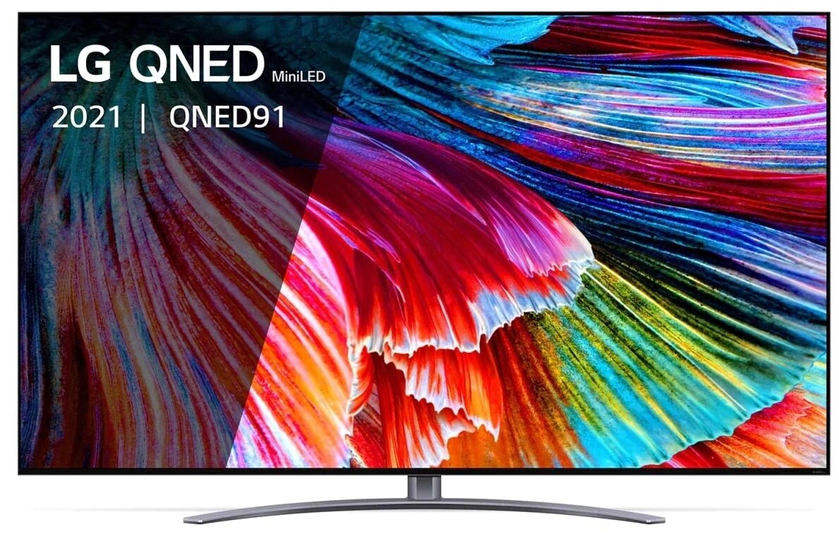 65" Телевизор LG 65QNED916PA 2021 Quantum Dot, NanoCell, QNED, HDR, LED, Mini-LED RU, темно-серый