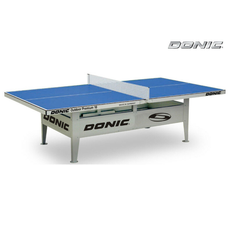 Теннисные столы DONIC Всепогодный Теннисный стол Donic Outdoor Premium 10 синий