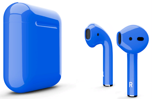 Apple AirPods 2 Синий Глянцевый