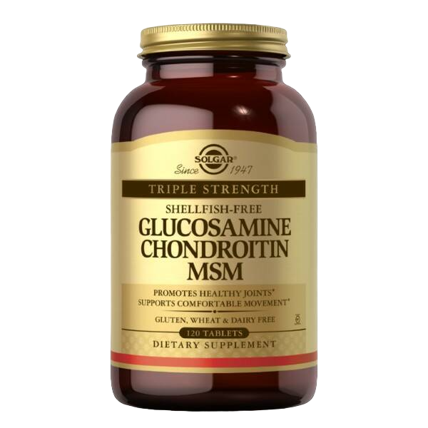 Solgar Triple Strength Glucosamine Chondroitin MSM (Shellfish-Free) 120 таб.