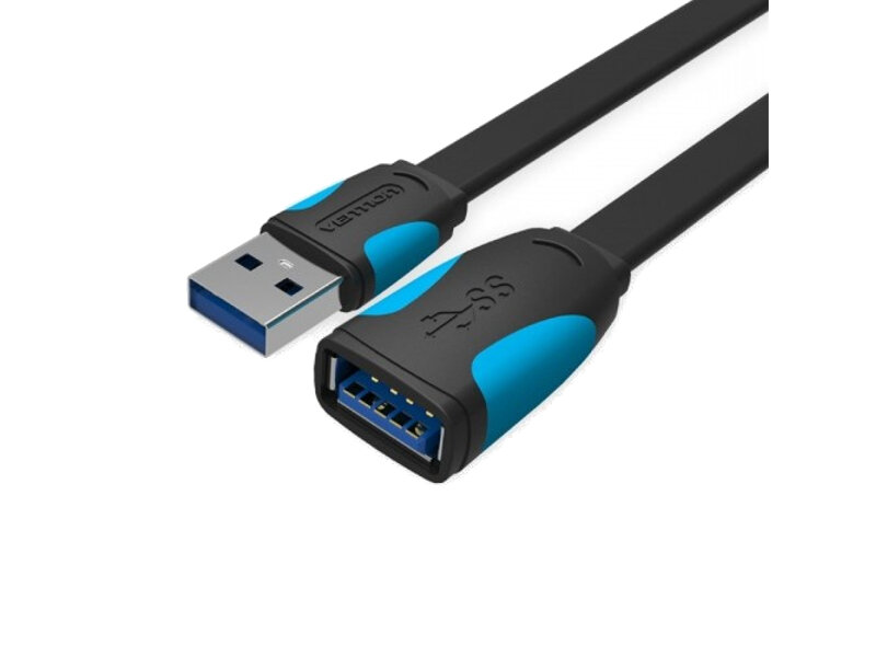 Удлинитель Vention USB 3.0 AM/AF плоский (VAS-A13)