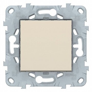 Переключатель 1-клавишный UNICA NEW, скрытый монтаж, бежевый | код. NU520344 | Schneider Electric ( 1шт. )