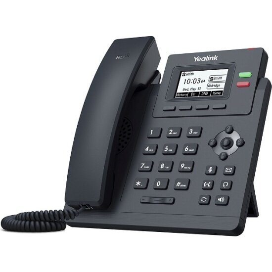 Телефон YEALINK SIP SIP-T31P без БП Black