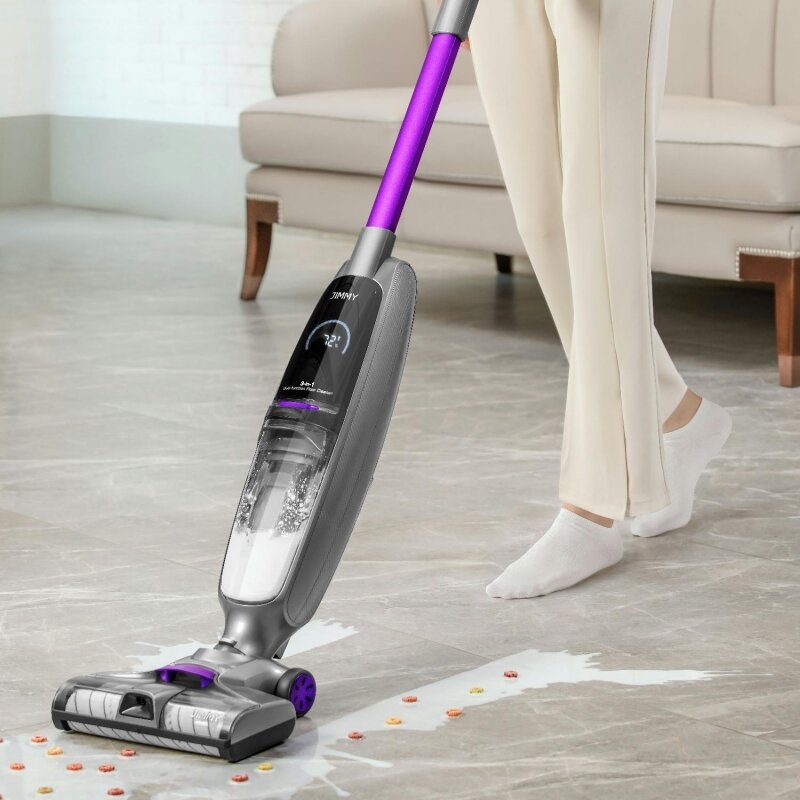 Пылесос вертикальный Jimmy HW8 Pro Graphite+Purple Cordless Vacuum & Washer - фотография № 10