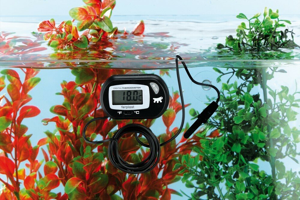 Цифровой термометр для аквариумов с подводным датчиком BLU 9197 - фотография № 6