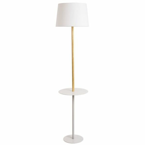 Торшер Arte Lamp Connor A2102PN-1WH E27 60 Вт