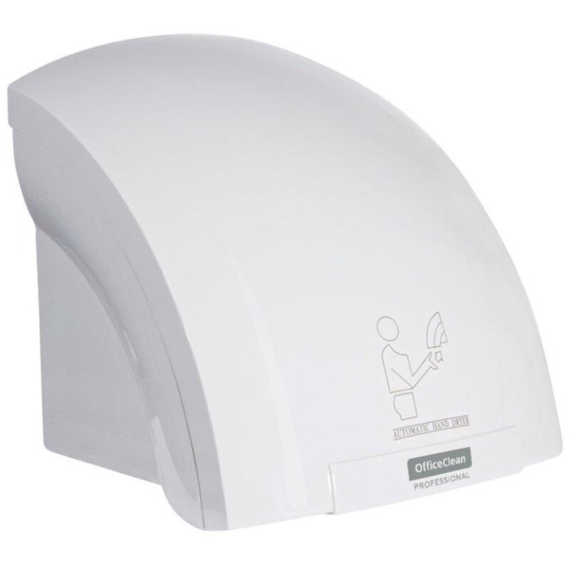 Электросушитель для рук OfficeClean Professional 2000Вт сенсорный белый ABS-пластик