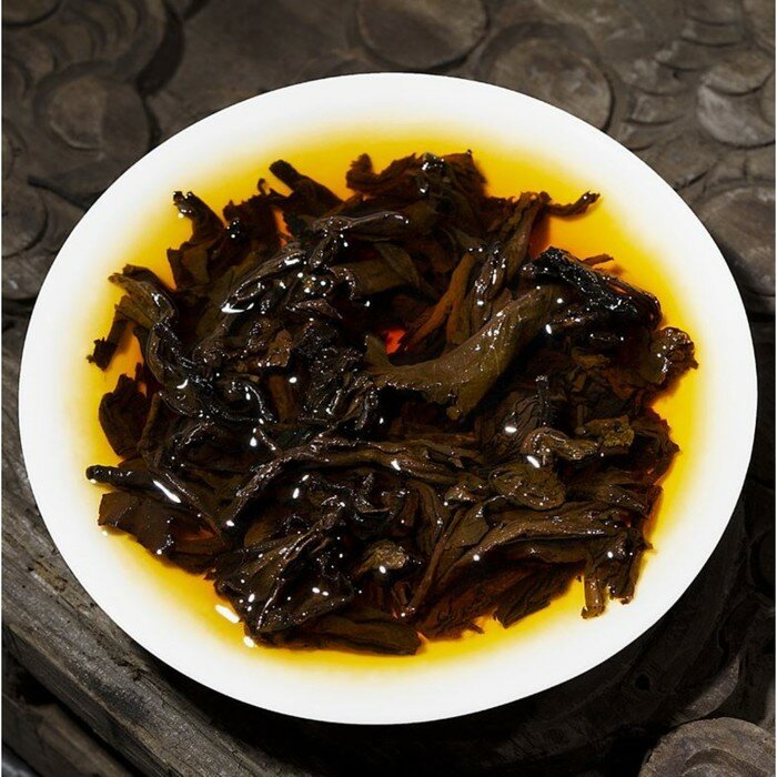 Китайский выдержанный чай "Шу Пуэр" 2016 год, блин, Менхай, 357 г (+ - 5 г) 7625220 - фотография № 5