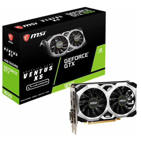 Видеокарта MSI GTX 1650 D6 VENTUS XS V1