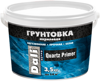 Dali Decor Quartz Primer грунтовка акриловая адгезионная 12 кг