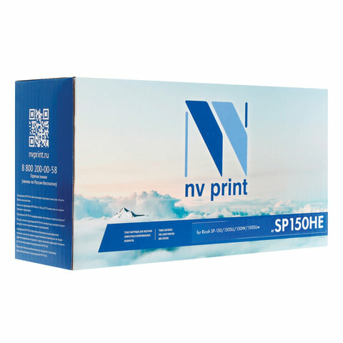 Картридж лазерный NV PRINT (NV-SP150HE) для RICOH SP150/SP150w/SP150SU/SP150SUw, комплект 2 шт., ресурс 1500 стр.