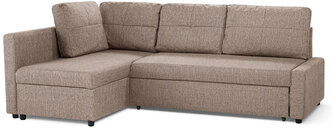 Угловой диван-кровать Hoff Поло, универсальный угол, цвет бежевый