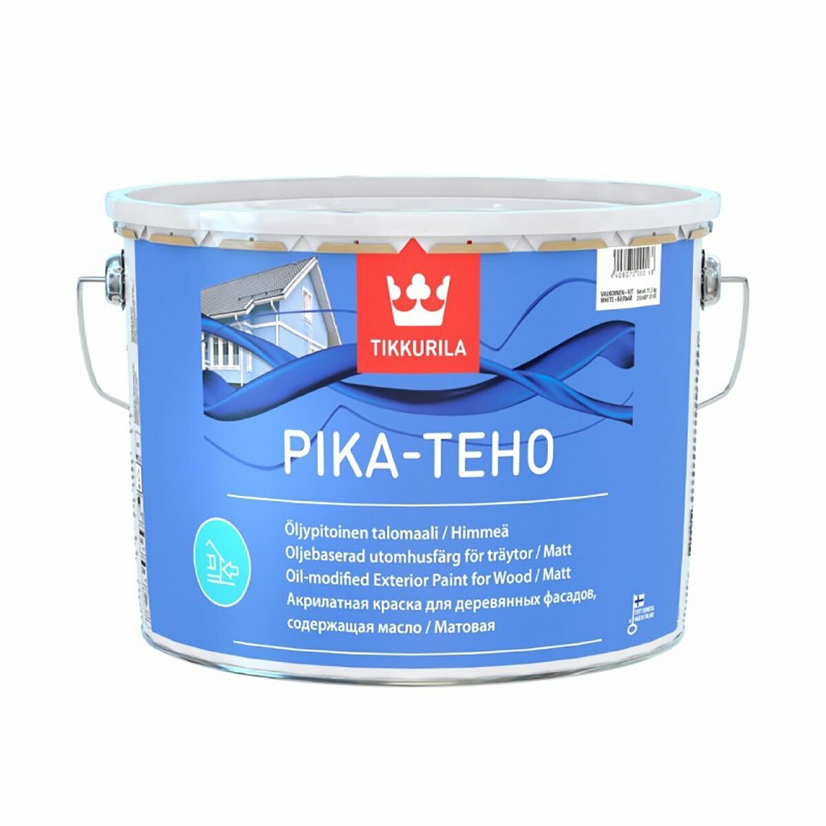 Краска по дереву содержащая масло Pika-Teho (Пика-Техо) TIKKURILA 18л бесцветный (база С)