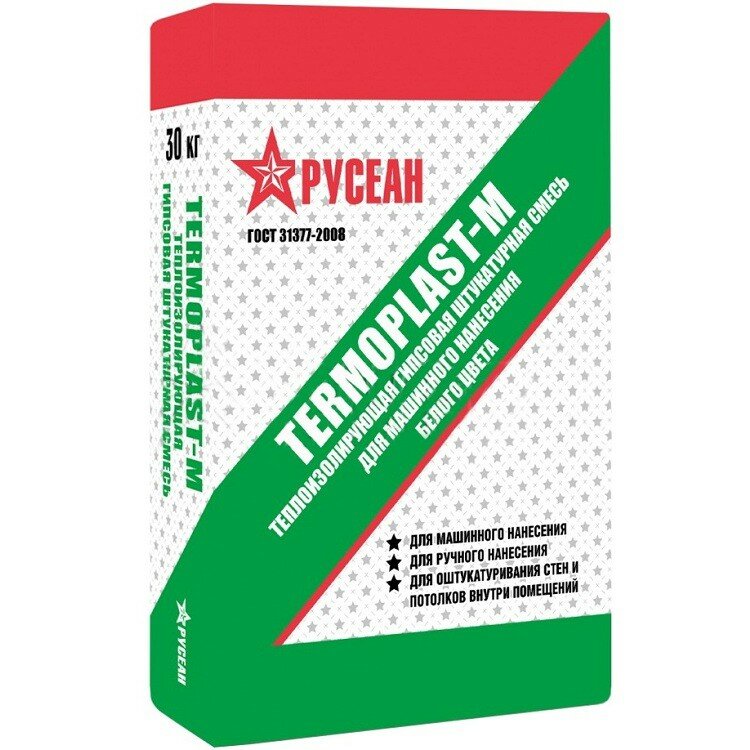 TERMOPLAST-М Гипсовая штукатурка, 30кг