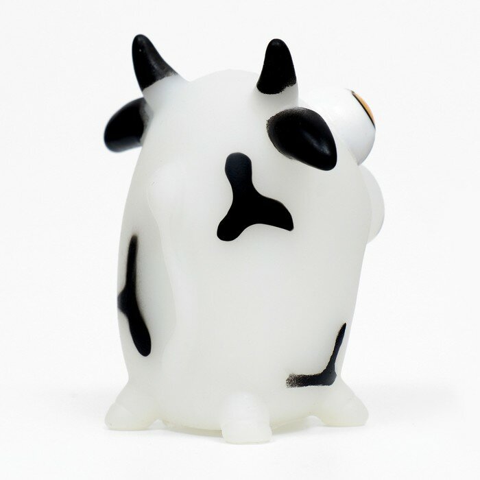 Игрушка для собак "Корова" 12 см, белая/чёрная - фотография № 3