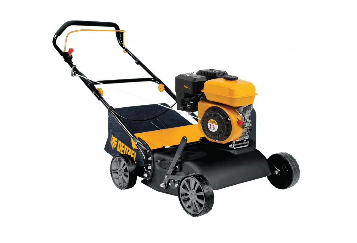 фото Скарификатор-аэратор бензиновый SAG-400, 212 см3, -15/+10 мм, 40 см Denzel 57802