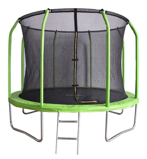 Каркасный батут Bondy Sport BS6FTGR 6 ft диаметр 183 см, макс. нагрузка 150 кг, защитная сетка 170 см, лестница