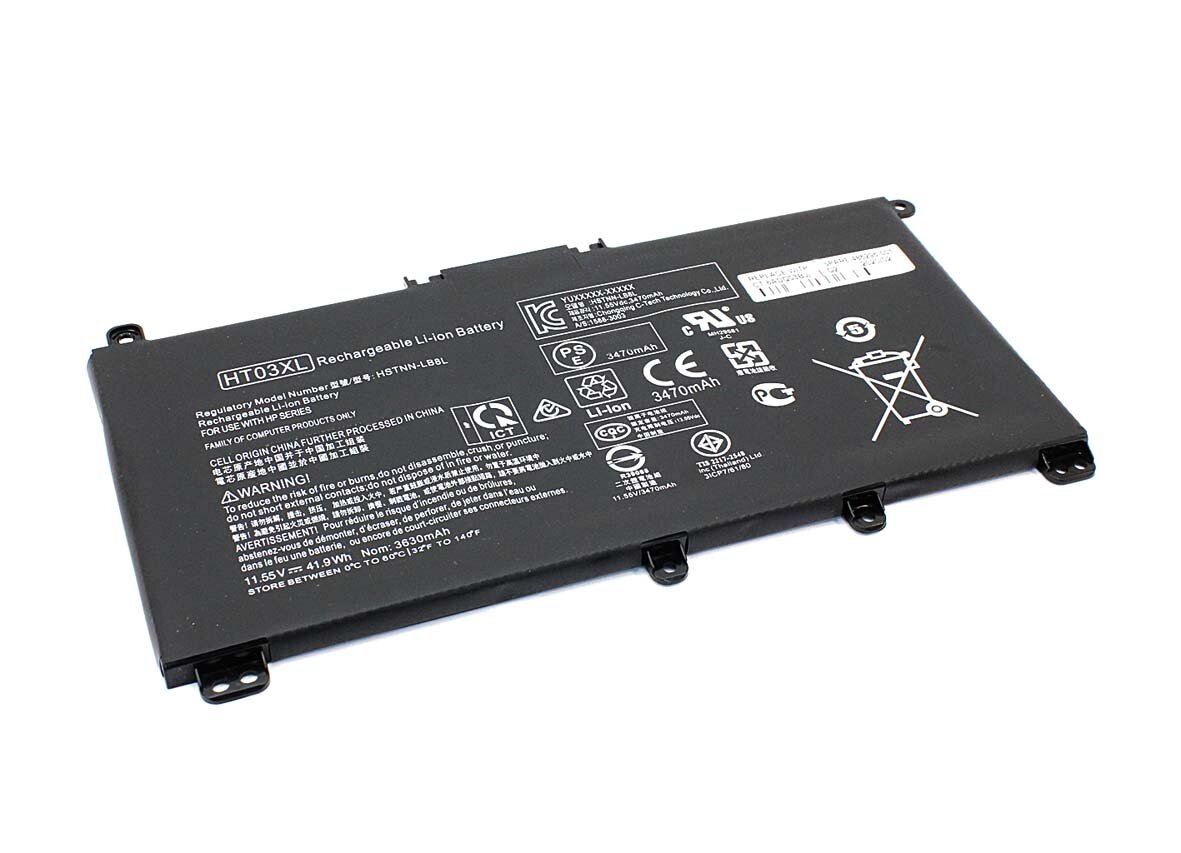 Аккумуляторная батарея HT03XL для ноутбука HP 15-CS 17-BY (11.34V 3440mAh)