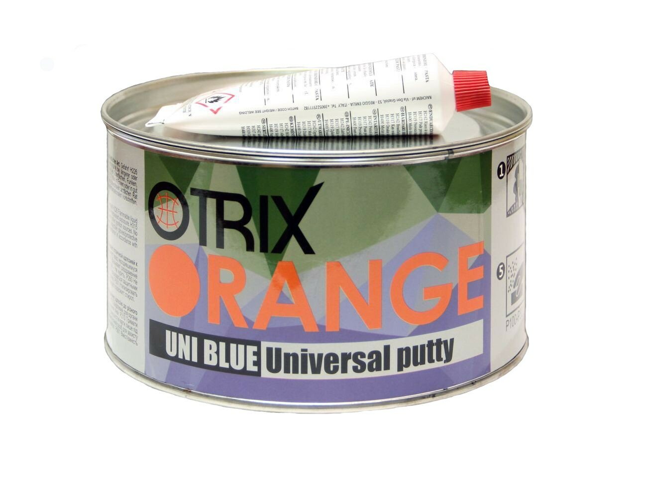 Шпатлевка стекловолокнистая UNI ORANGE BLUE (OTRIX) 1кг