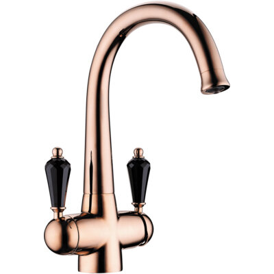 Смеситель для кухни Omoikiri под фильтр Okinawa RG BL Розовое Золото 4994076