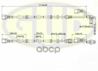 Датчик Abs Задн Ford Galaxy/Vw Sharan/Seat Alhambra G.U.D арт. GABS01041