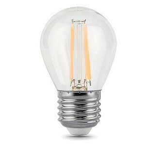 GAUSS 105802109 Светодиодная лампа LED Filament Шар E27 9W 680lm 2700K 1 10 50