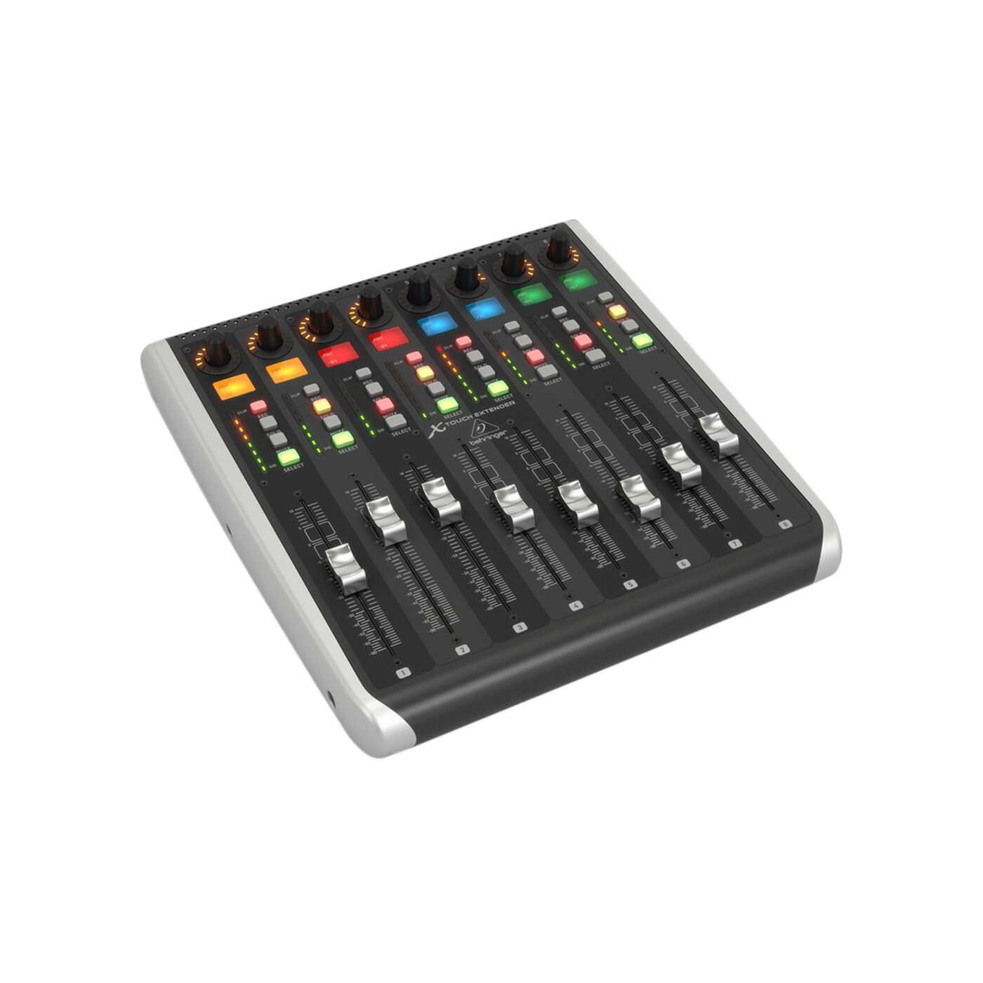 Behringer X-TOUCH EXTENDER MIDI-контроллер USB/Ethernet может работать как расширение модели X-TOUCH 8 моторизованных фейдеров 100