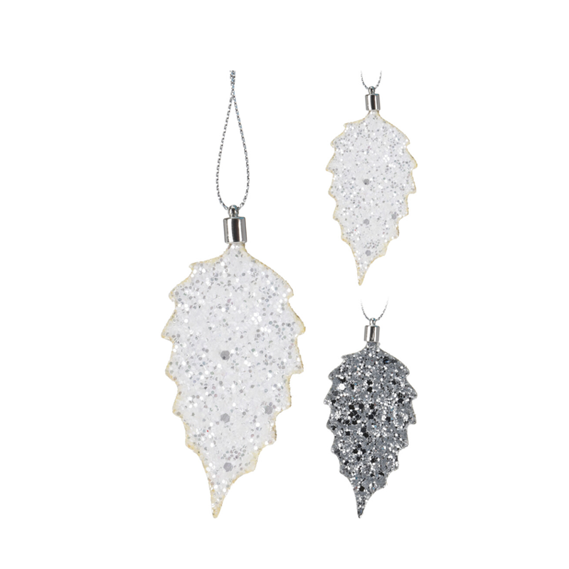 фото Подвесная декорация набор Home Collection Снежная зима Лист 4 шт