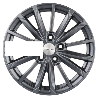 Колесный диск Khomen Wheels KHW1611 6,5x16 5*114,3 ET45 67,1 Gray