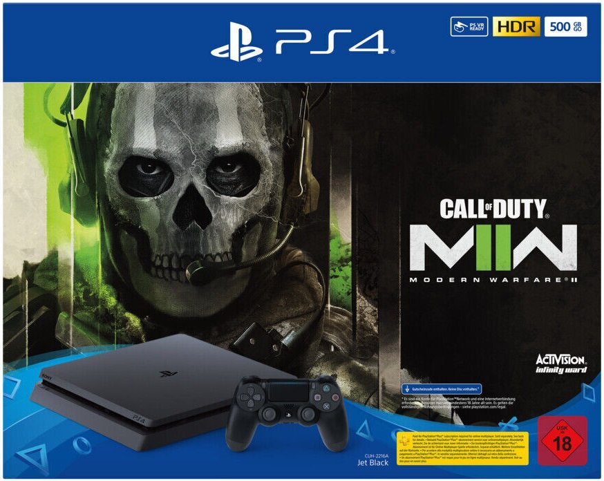   Sony PlayStation 4 Slim 500  + Call of Duty: Modern Warfare II ( )