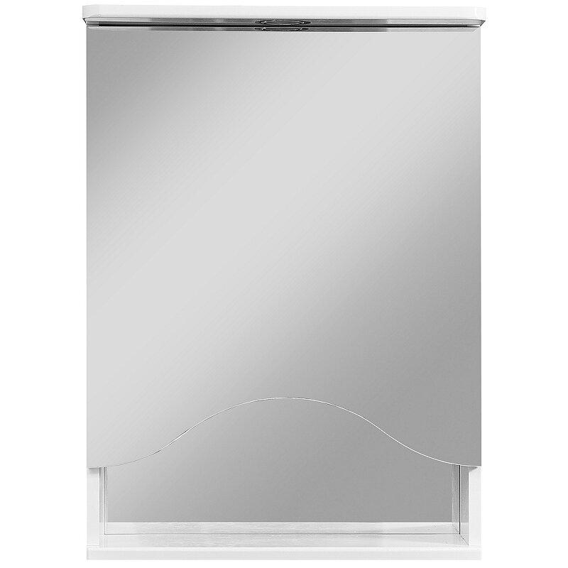 Зеркальный шкаф Stella Polar Лиана 50/С правый белый SP-00000036