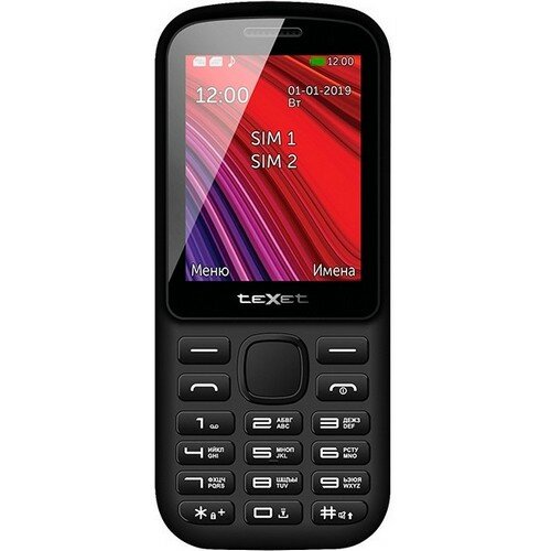 Мобильные телефоны TEXET TM-B 208 черный