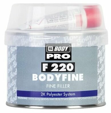 Комплект (шпатлевка, отвердитель) HB BODY PRO F220 Bodyfine 0.25 кг