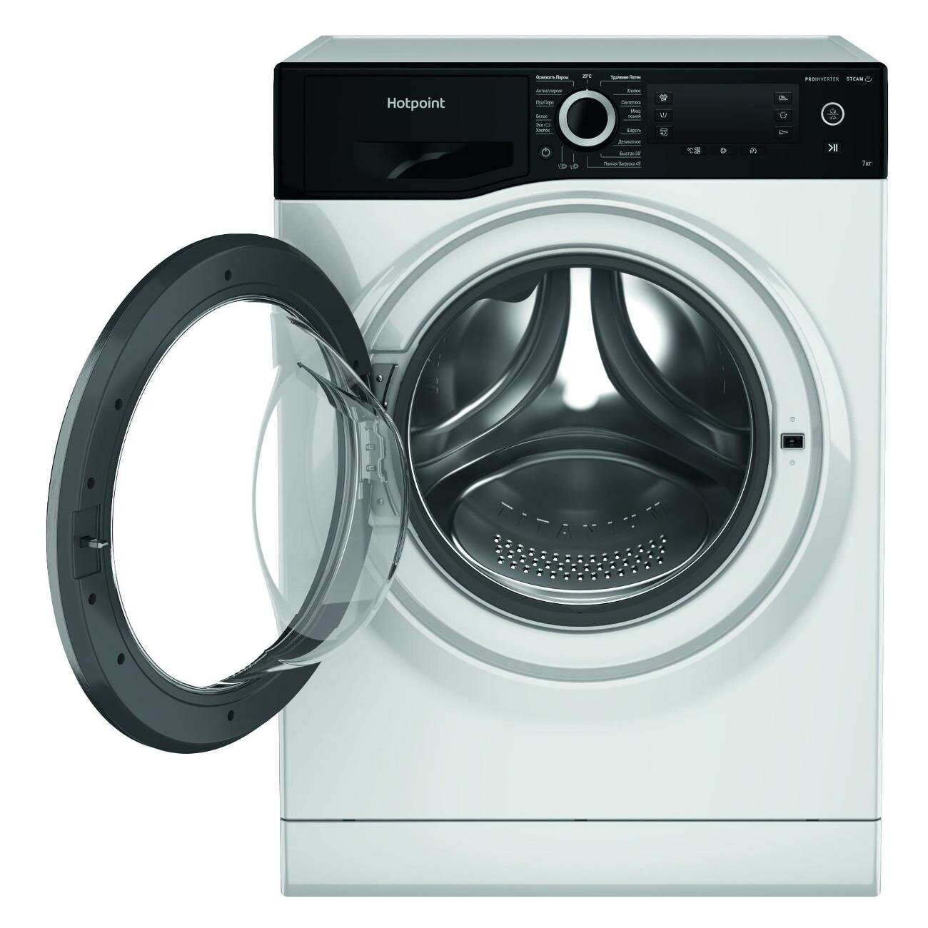 Стиральная машина узкая Hotpoint NSD 7239 ZS VE RU - фотография № 3