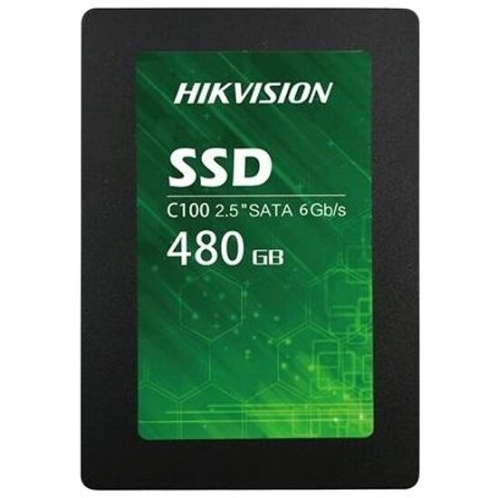 Накопитель SSD Hikvision C100 2,5" 480GB SATAIII 3D TLC HS-SSD-C100/480G