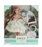 Кукла шарнирная Emily мятная серия с аксессуарами, высота 28 см WJ-12661 , ABtoys - изображение