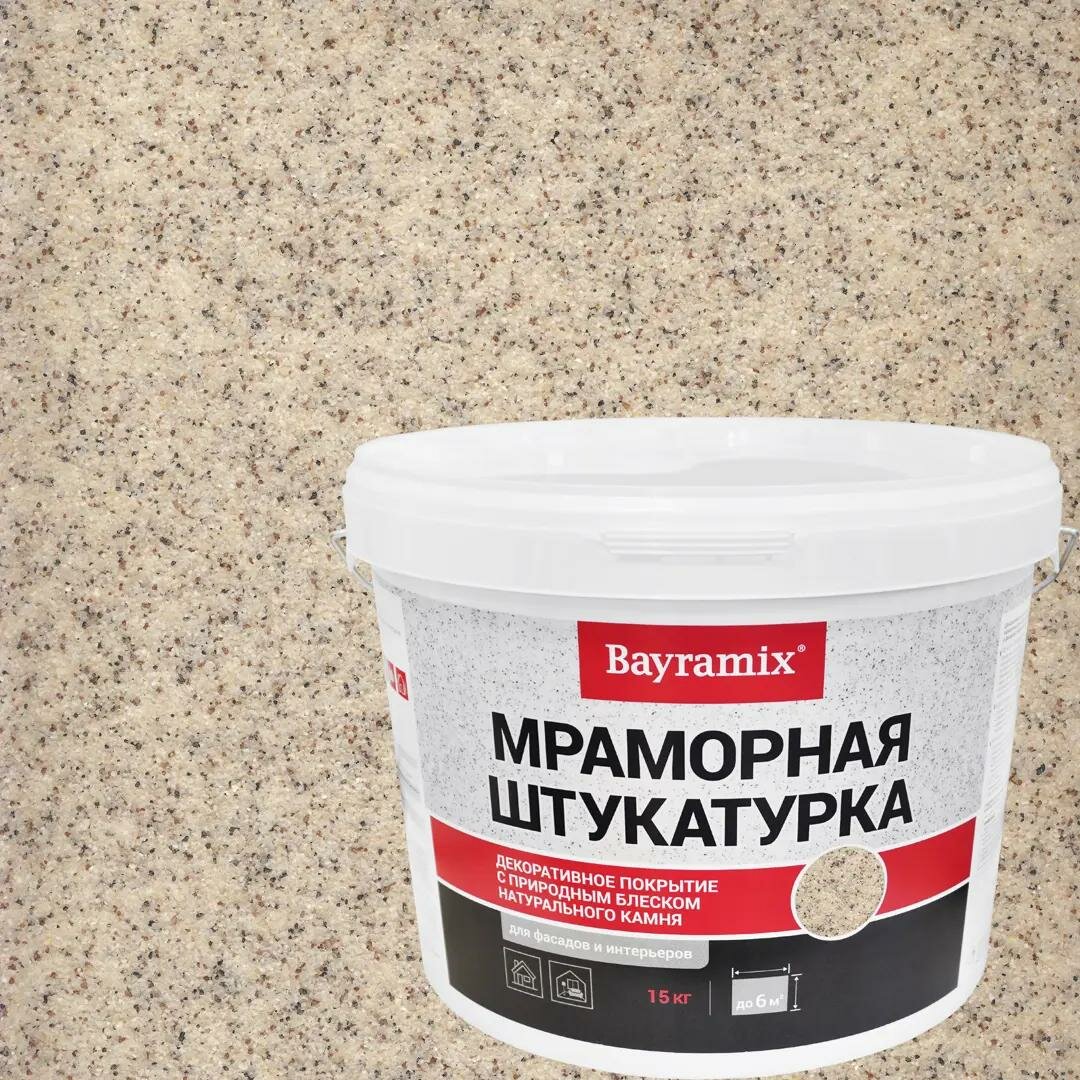 фото Штукатурка мраморная Bayramix Peach Rose-N 15 кг