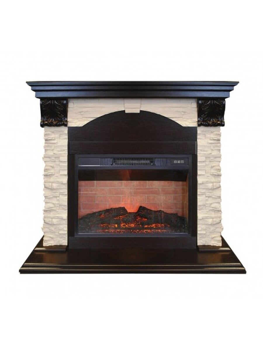 Электрокамин Real Flame Dublin LUX 24 АО-215 с очагом Irvine 24