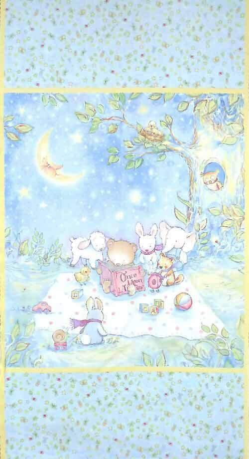 фото Тканевая панель для детского одеяла. Купон для пэчворка лоскутного шитья для покрывала или пано