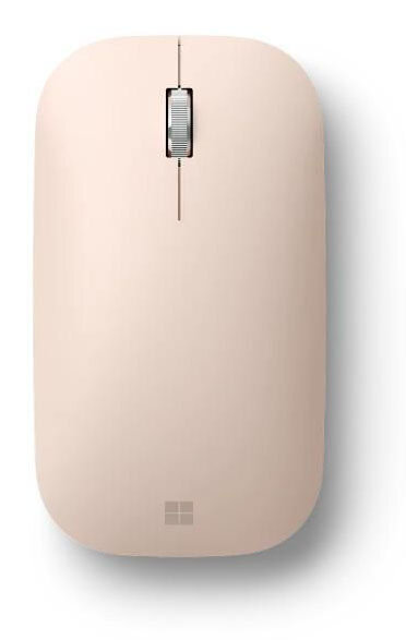Мышь Microsoft Surface Mobile Mouse Sandstone персиковый оптическая 1800dpi беспроводная BT 2but