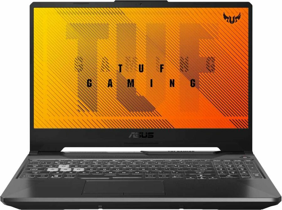 Ноутбук ASUS TUF Gaming F15 FX506HE-HN012, 15.6" (1920х1080)IPS 144Гц/Intel Core i5-11400H/8ГБ/512ГБ SSD/NVIDIA GeForce RTX 3050 Ti 4ГБ/Без ОС, черный [90NR0704-M02050]